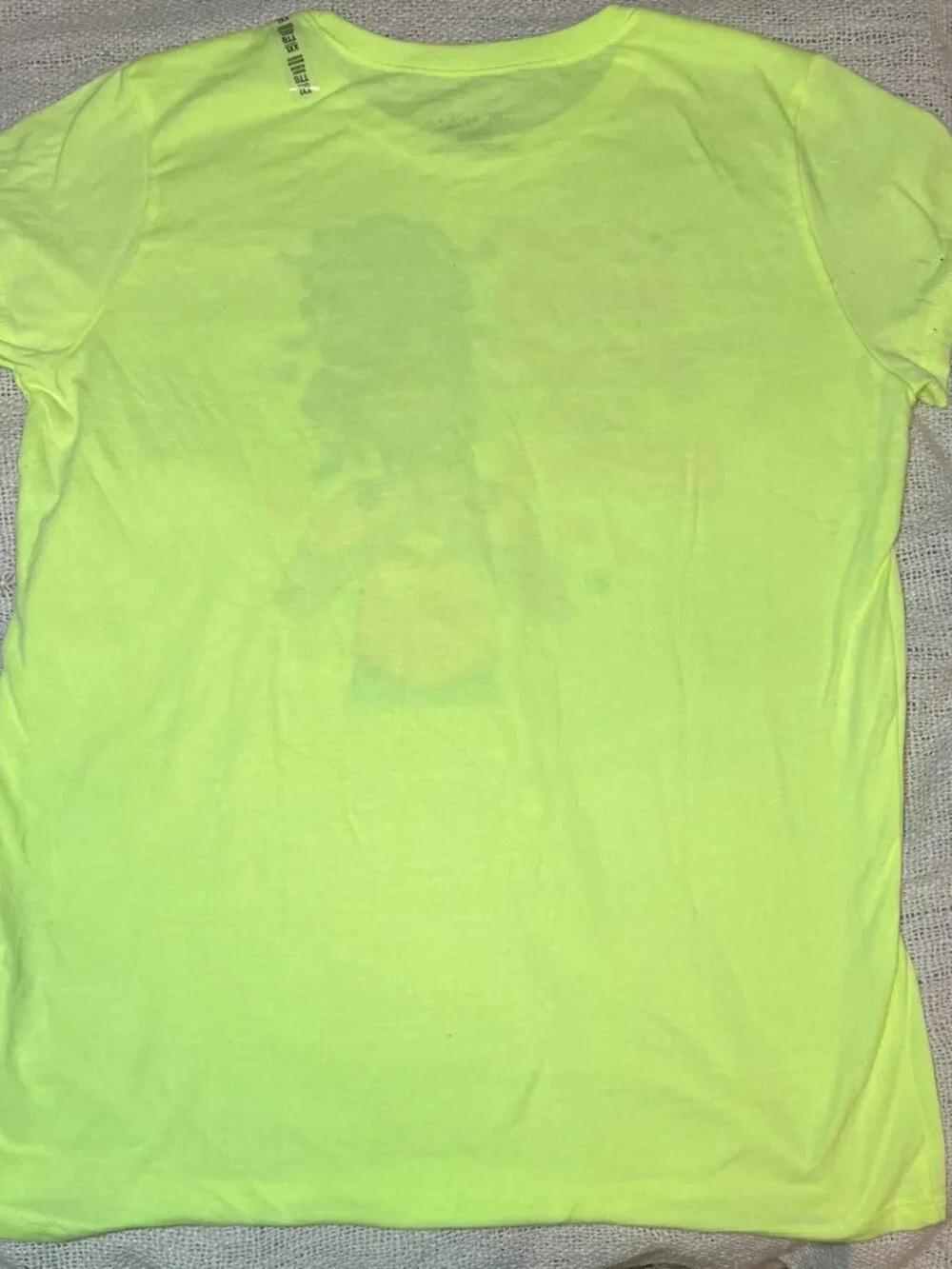 NWT, The Children's Place Girls Graphic T-Shirt – Neon Yellow – Size XXL (16)